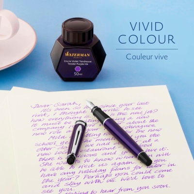 Флакон с чернилами Waterman (S0110750) Tender Purple чернила 50мл для ручек перьевых