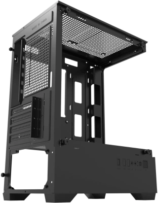 Корпус Bloody CC-125 черный без БП mATX 5x120mm 2xUSB2.0 1xUSB3.0 audio bott PSU