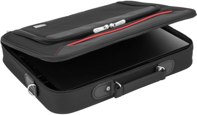 Сумка для ноутбука 15.6" Digma HC-211 черный/красный полиэстер (HC211BKR)