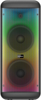 Минисистема Hyundai H-MC1235 черный 40Вт FM USB BT micro SD