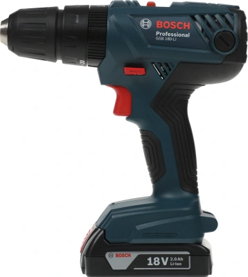 Дрель-шуруповерт Bosch GSB 180-LI аккум. патрон:быстрозажимной (кейс в комплекте) (06019F8307)