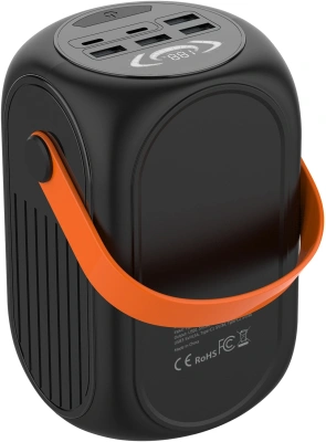Мобильный аккумулятор Cactus CS-PBFSUD-60000 60000mAh 80W 4.5A USB-A/USB-C черный