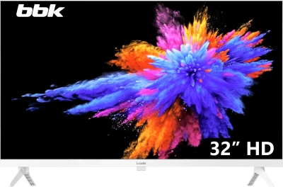 Телевизор LED BBK 31.5" 32LEM-1054/TS2C (W) белый HD 60Hz DVB-T2 DVB-C DVB-S2 USB (RUS)