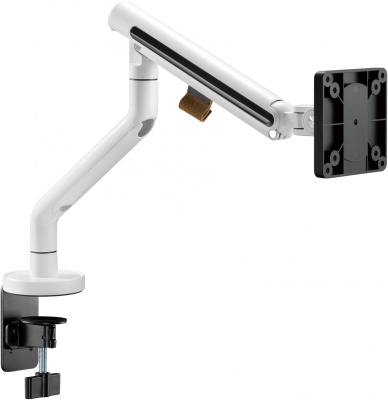 Кронштейн для мониторов Ultramounts UM725W белый 17"-32" макс.9кг крепление к столешнице поворот и наклон