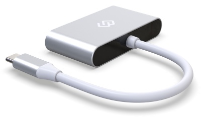 Устройство чтения карт памяти USB Type-C Digma CR-C2501-S серебристый