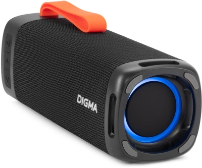 Колонка порт. Digma D-PS1522 черный 60W 2.0 BT 10м 3000mAh (PS1522B)