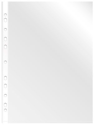 Папка-вкладыш Бюрократ СуперЛюкс -100GSLUX глянцевые A4+ 100мкм (упак.:100шт)