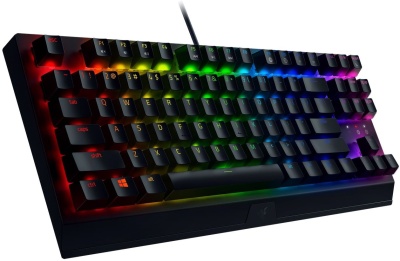 Клавиатура Razer BlackWidow V3 TKL механическая черный/черный USB Multimedia for gamer LED (RZ03-03490700-R3R1) кабель 1.8м
