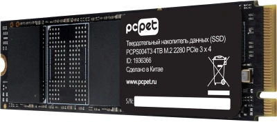 Накопитель SSD PC Pet PCIe 3.0 x4 4TB PCPS004T3 M.2 2280 OEM