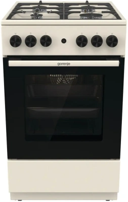 Плита Газовая Gorenje GG5A12BEF бежевый (без крышки) реш.чугун