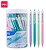 Ручка шариков. автоматическая Deli X-tream EQ03336-1 ассорти d=0.7мм син. черн. уп.пласт. (1шт) 1стерж. линия 0.4мм кругл.