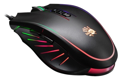 Мышь A4Tech Bloody Q81 Curve черный оптическая 3200dpi USB 7but (Q81)