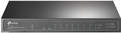 Коммутатор TP-Link TL-SG1210P (L2) 9x1Гбит/с 1SFP 8PoE+ 63W неуправляемый