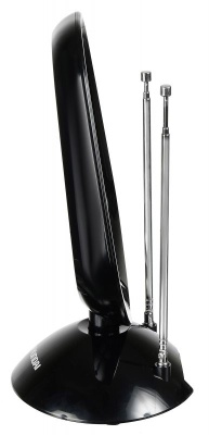 Антенна телевизионная Hyundai H-TAI320 13дБ активная черный каб.:1.85м