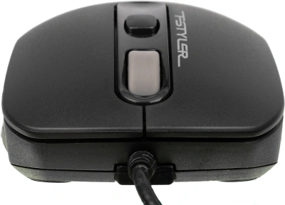 Мышь A4Tech Fstyler FM10 черный/серый оптическая 1600dpi USB 4but (FM10 GREY)