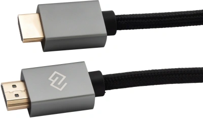 Кабель аудио-видео Digma HDMI (m)/HDMI (m) 1.5м. феррит.кольца позолоч.конт. черный (D-HDMI-2FF-V2.0-1.5M)