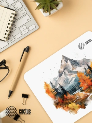 Коврик для мыши Cactus Autumn mountains 220x180x2мм (CS-MP-P10XS)