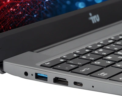 Ноутбук IRU Tactio 14ALH Core i5 1235U 16Gb SSD512Gb Intel UHD 14" IPS FHD (1920x1080) FreeDOS grey WiFi BT Cam 4000mAh (2058884)