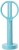 Ножницы Deli ENS051 BLUE Nusign офисные 180мм ручки пластиковые титановое покрытие сталь голубой