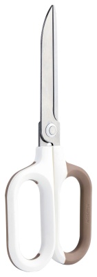 Ножницы Deli ENS056-WT Nusign офисные 145мм титановое покрытие сталь белый (упак.:1шт) блистер