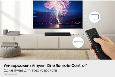 Саундбар Samsung HW-B400F/RU 2.1 40Вт черный