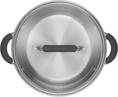 Кастрюля Rondell Flamme RDS-023 2.3л. d=18см (с крышкой) стальной