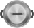 Кастрюля Rondell Flamme RDS-023 2.3л. d=18см (с крышкой) стальной
