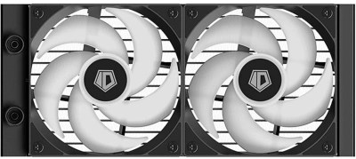 Система водяного охлаждения ID-Cooling FX240 TD ARGB Soc-AM5/AM4/1200/1700/1851 черный 4-pin 27.2dB Al LCD 300W Ret