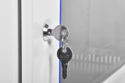 Шкаф коммутационный ЦМО ШРН-ЭКОНОМ (ШРН-Э-15.350) настенный 15U 600x350мм пер.дв.стекл задн.дв.стал.лист 85кг серый 300мм 746мм