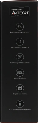 Мышь A4Tech Bloody R36 Ultra черный оптическая 12000dpi беспров. USB 7but