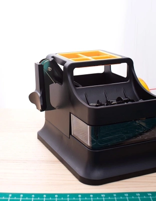 Органайзер настольный Deli E38252A 260x103x150мм черный