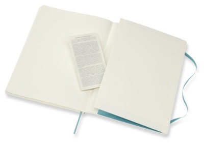 Блокнот Moleskine CLASSIC SOFT QP621B35 XLarge 190х250мм 192стр. линейка мягкая обложка голубой