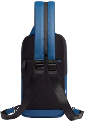 Рюкзак слинг Piquadro Corner 2.0 CA6466C2OW/AV серо-голубой полиэстер