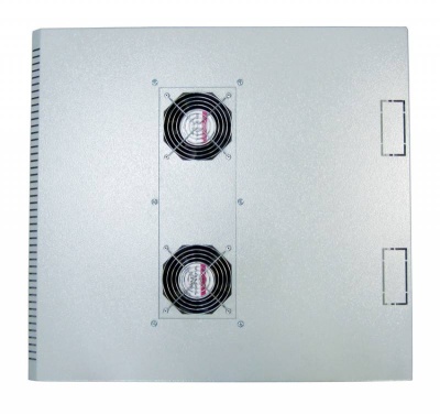 Шкаф коммутационный ЦМО ШРН-Эконом (ШРН-Э-12.500.1) настенный 12U 600x520мм пер.дв.металл 75кг серый 470мм 19.6кг 180град. 608мм