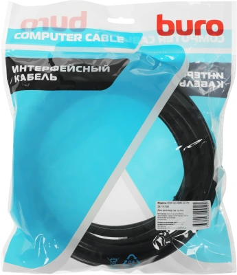 Кабель аудио-видео Buro HDMI 2.0 HDMI (m)/HDMI (m) 7м. позолоч.конт. черный (BHP HDMI 2.0-7)