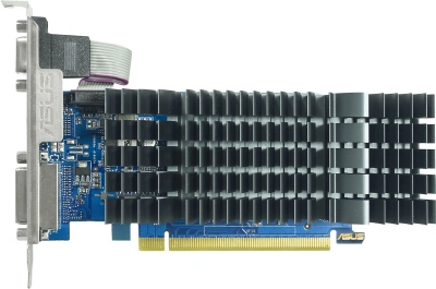 Видеокарта Asus PCI-E 2.0 GT710-SL-2GD5-BRK-EVO NVIDIA GeForce GT 710 2Gb 64bit GDDR5 954/5012 DVIx1 HDMIx1 CRTx1 HDCP Ret low profile