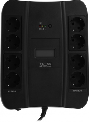 Источник бесперебойного питания Powercom Spider SPD-900U LCD USB 540Вт 900ВА черный