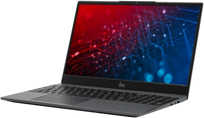 Ноутбук IRU Tactio 15PHR Ryzen 5 7430U 8Gb SSD256Gb AMD Radeon Graphics 15.6" IPS FHD (1920x1080) Windows 11 Pro 64 black WiFi BT Cam 4000mAh (2150145)