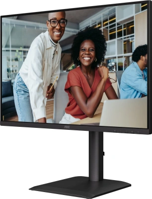 Монитор AOC 24" X24E4U черный IPS LED 16:10 HDMI M/M матовая HAS Piv 300cd 178гр/178гр 1920x1200 100Hz VGA DP FHD USB 5.22кг