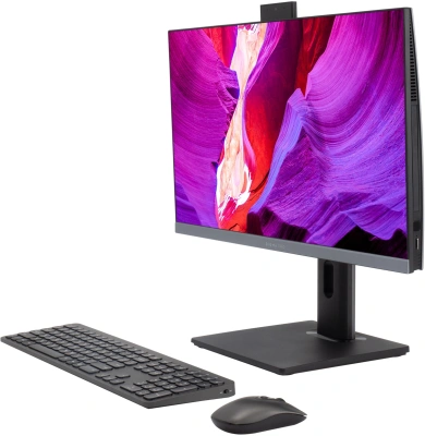 Моноблок Digma Pro Unity 23.8" Full HD i3 1215U (1.2) 8Gb SSD256Gb UHDG CR Linux Ubuntu GbitEth WiFi BT 90W клавиатура мышь Cam серый/черный 1920x1080