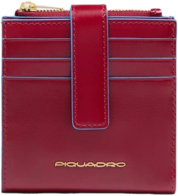 Чехол для кредитных карт Piquadro Blue Square PP6843B2R/R красный натур.кожа