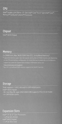 Материнская плата Asus PRIME H610M-D Soc-1700 Intel H610 2xDDR5 mATX AC`97 8ch(7.1) GbLAN+VGA+HDMI