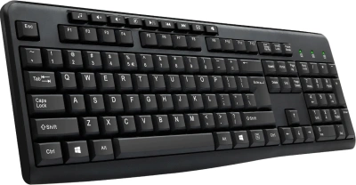 Клавиатура Оклик 305M черный USB Multimedia (1659987) кабель 1.6м