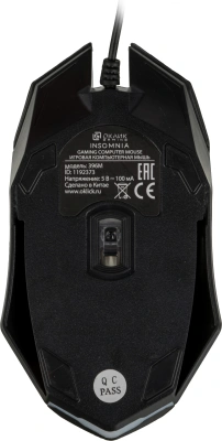 Мышь Оклик 396M INSOMNIA черный оптическая 1200dpi USB 3but (1192373)