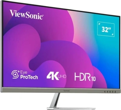 Монитор ViewSonic 31.5" VX3276-4K-MHD-2 серебристый VA LED 16:9 HDMI M/M матовая 350cd 178гр/178гр 3840x2160 60Hz DP 4K 6.9кг
