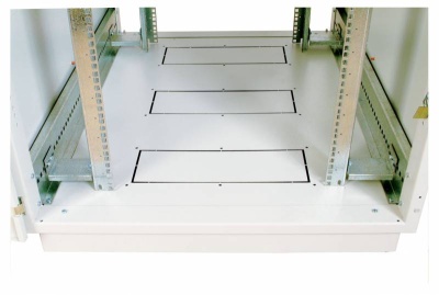 Шкаф коммутационный ЦМО (ШТК-М-42.8.8-1ААА) напольный 42U 800x800мм пер.дв.стекл задн.дв.стал.лист 2 бок.пан. направл.под закл.гайки 1010кг серый 655мм 123.3кг 180град. 2030мм