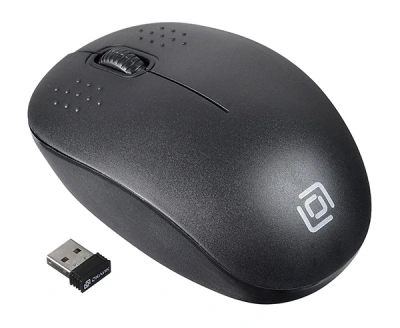 Мышь Оклик 685MW черный оптическая 1200dpi беспров. USB для ноутбука 3but (1058946)