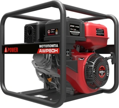 Мотопомпа A-iPower AWP80Н 833л/мин для гряз.воды (30431)