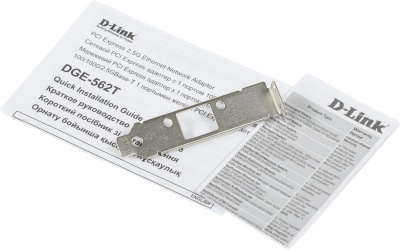 Сетевой адаптер 2.5G Ethernet D-Link DGE-562T DGE-562T/A2A PCI Express x1