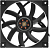 Вентилятор для корпуса Deepcool FT12 Slim 120х120x15 черный 4-pin 25.6дБ (R-FT12SLIM-BKWPN1-G) Ret